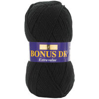 Bonus DK: Black Yarn 100g