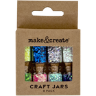 Mini Glitter Craft Jars: Pack of 8 image number 1