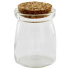 Glass Storage Jar with Cork Top image number 1