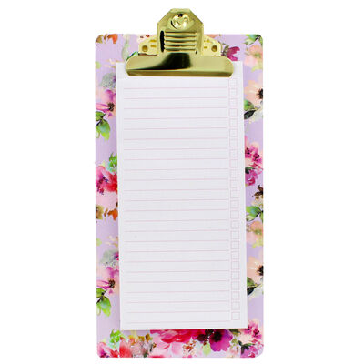 Floral Magnetic Clipboard Checklist Organiser image number 2