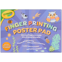 Crayola Finger Printing Poster Pad