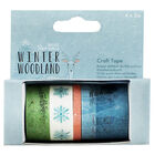Winter Woodland Craft Tape - 4 Pack image number 2
