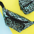 Blue Leopard Print Bum Bag image number 3