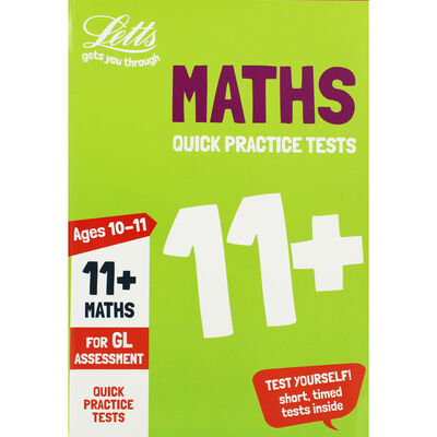 Letts Maths: Quick Practice Tests 11+ image number 1