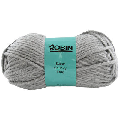Robin Super Chunky: Silver Yarn 100g image number 1