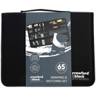Crawford & Black Drawing and Sketching Se: 65 Piece Set image number 1