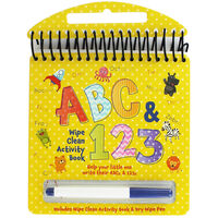ABC and 123 Wipe Clean Activity Book