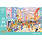 Pastel Street 500 Piece Jigsaw Puzzle image number 1
