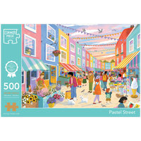 Pastel Street 500 Piece Jigsaw Puzzle