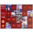 Christmas Village Advent Calendar 768 Piece Jigsaw Puzzle image number 1