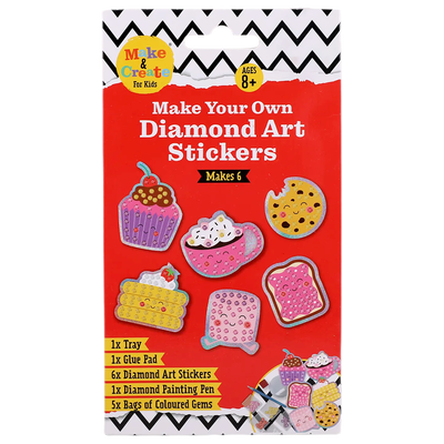 Make Your Own Cute Food Diamond Art Stickers image number 1