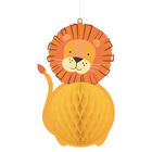 Safari Lion Honeycomb Party Decoration image number 1