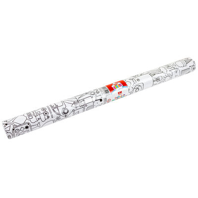 Colour In Doodle Paper 8m image number 1