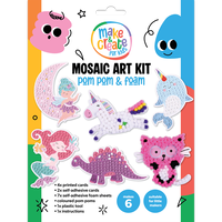 Mosaic Art Kit: Pom Pom and Foam