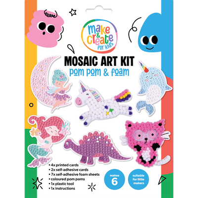 Mosaic Art Kit: Pom Pom and Foam image number 1