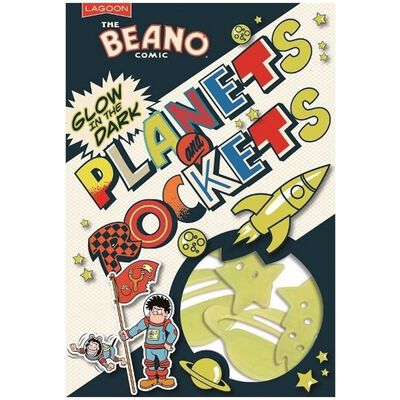 Beano Glow In The Dark Planets and Rockets Stickers image number 1