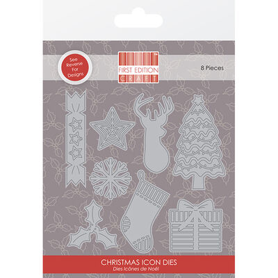 Christmas Icons Build a Scene Metal Die Set image number 1