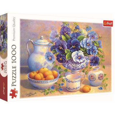 Blue Bouquet 1000 Piece Jigsaw Puzzle image number 1