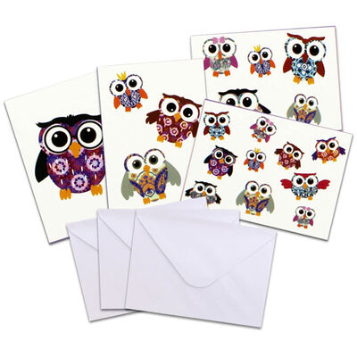 Paisley Owl Card Wallet Set: Pack of 20 image number 2