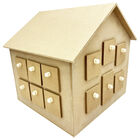 Gingerbread House Wooden Advent Calendar image number 1