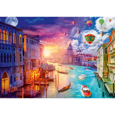Venice Day & Night 500 Piece Jigsaw Puzzle image number 2