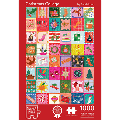 Christmas Collage 1000 Piece Jigsaw Puzzle image number 1