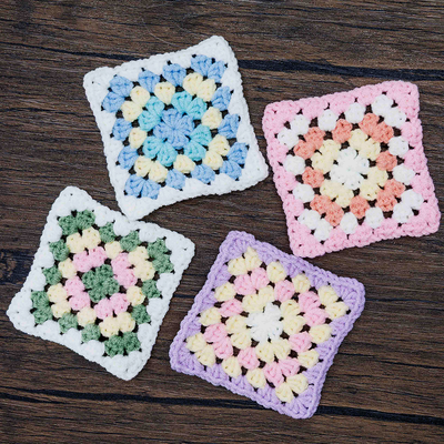Make Your Own Granny Squares Crochet Kit image number 3