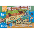 Jungle Run 100 Piece Puzzle & Game image number 1