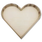 Wooden Heart Tray image number 1