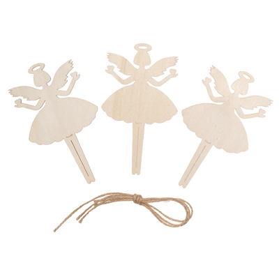 Wooden Fairies: Pack of 3 image number 1