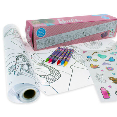 Barbie Colouring Roll image number 2