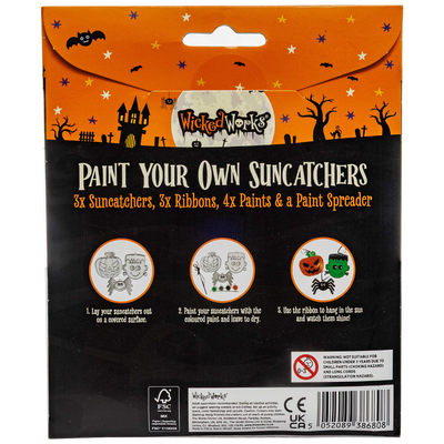 Paint Your Own Halloween Suncatchers image number 3