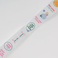 Individual Journal Books Sticker Roll: 3cm x 5m