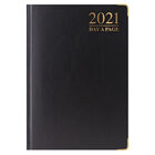A5 Black Luxury 2021 Day a Page Diary image number 1