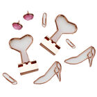 Barbie Rose Gold Paper Clip Holder Desk Accessory image number 2