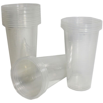 Clear Plastic 473ml Cups - 50 Pack image number 2