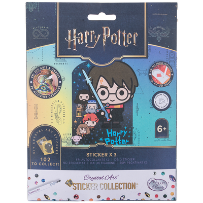 Harry Potter Crystal Art Sticker Pack Set image number 1