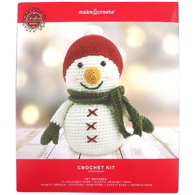 Snowman Crochet Kit image number 1
