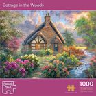 Cottage in the Woods 1000 Piece & Canal Barge 500 Piece Jigsaw Puzzle with Portapuzzle Standard Jigsaw Accessory Bundle image number 3
