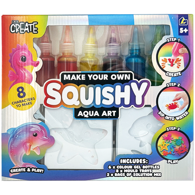Make You Own Squishy Aqua Art Kit image number 1