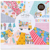 Violet Studio Rainbow Blooms Design Pad: 12 x 12 Inches