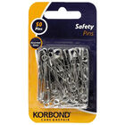 Assorted Korbond Nickel Plated Safety Pins: Pack of 50 image number 1