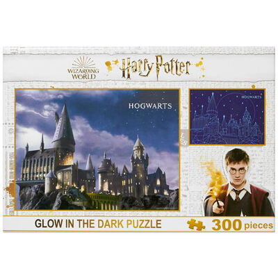 Harry Potter Glow In The Dark 300 Piece Jigsaw Puzzle image number 1