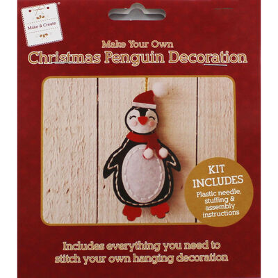 Stitch Your Own Christmas Penguin Decoration image number 1