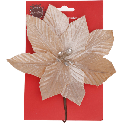 Large Gold Poinsettia image number 3