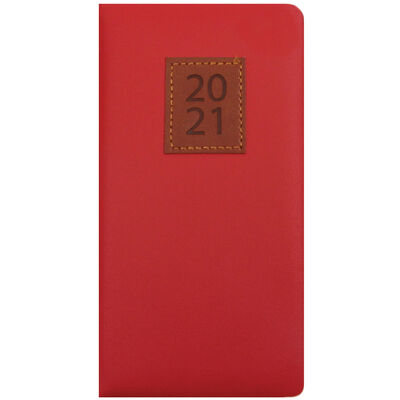 Red Square 2021 Slim Week to View Pocket Diary image number 1