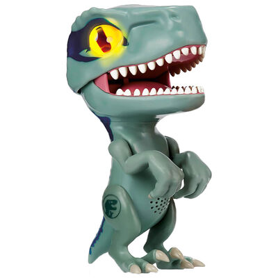 Jurassic World Trigger Chomper Velociraptor Blue image number 1