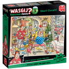 Wasgij Christmas 14 - Santa's Little Helpers! 1000 Piece Jigsaw Puzzle image number 1
