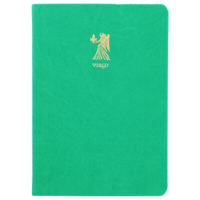 A5 Case Bound PU Zodiac Virgo Lined Journal image number 1