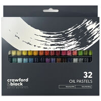 Crawford & Black Oil Pastels Set: Pack of 32
